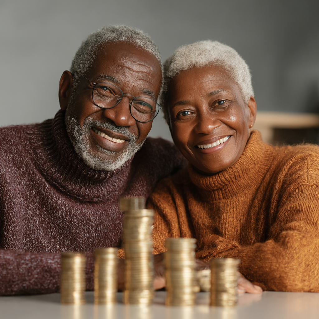 노후 절세 금융상품 비과세종합저축을 알아보는 시니어 부부의 모습
