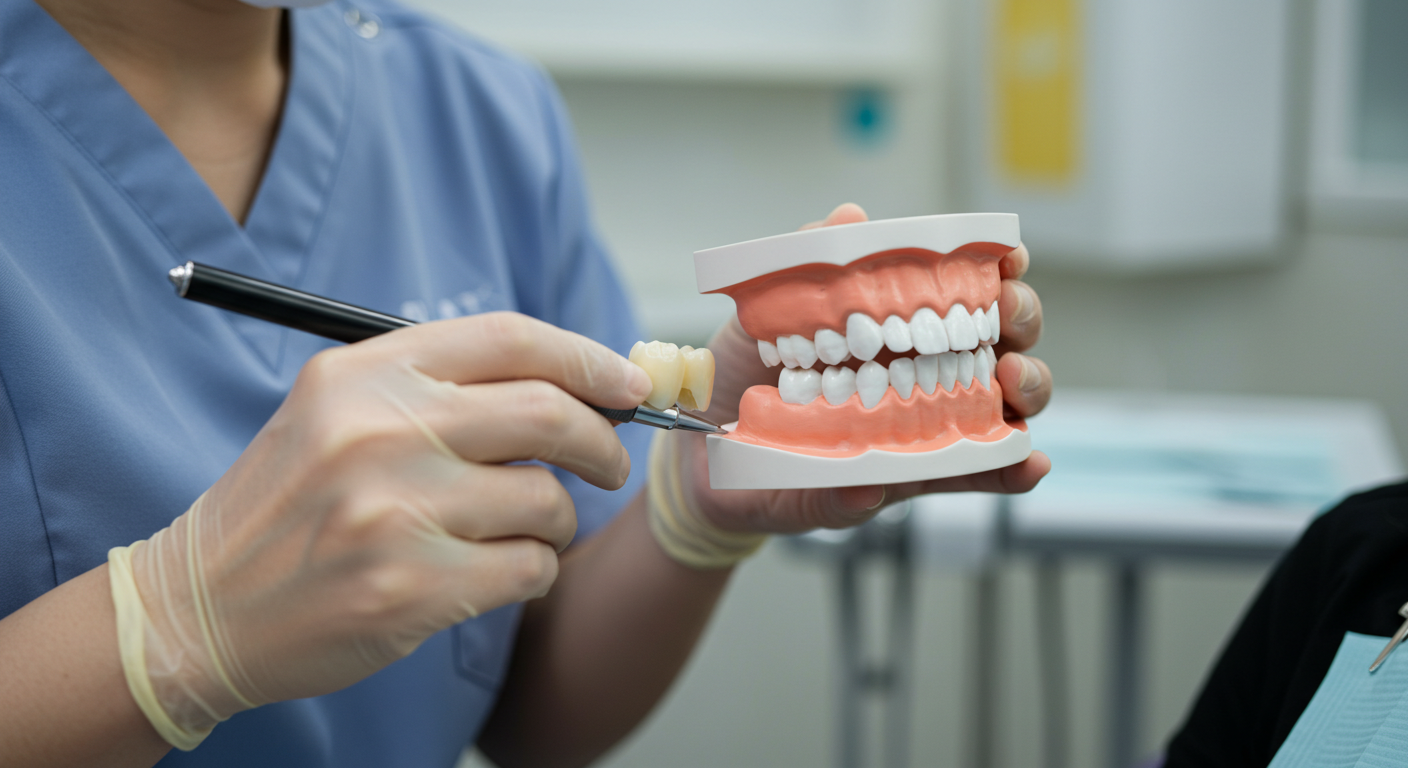 임플란트, 임플란트크라운, 크라운파손