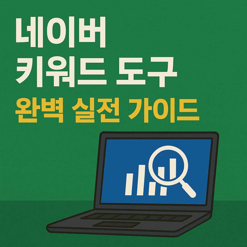 네이버 키워드 도구 완벽 실전 가이드
