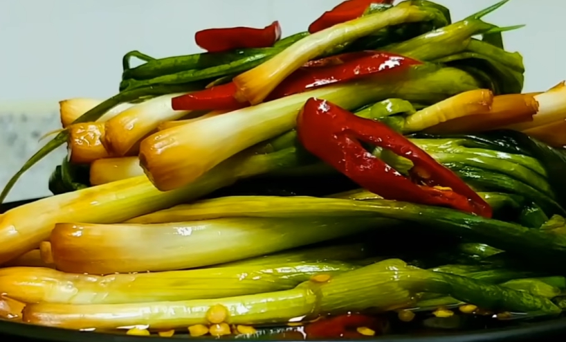 쪽파장아찌
