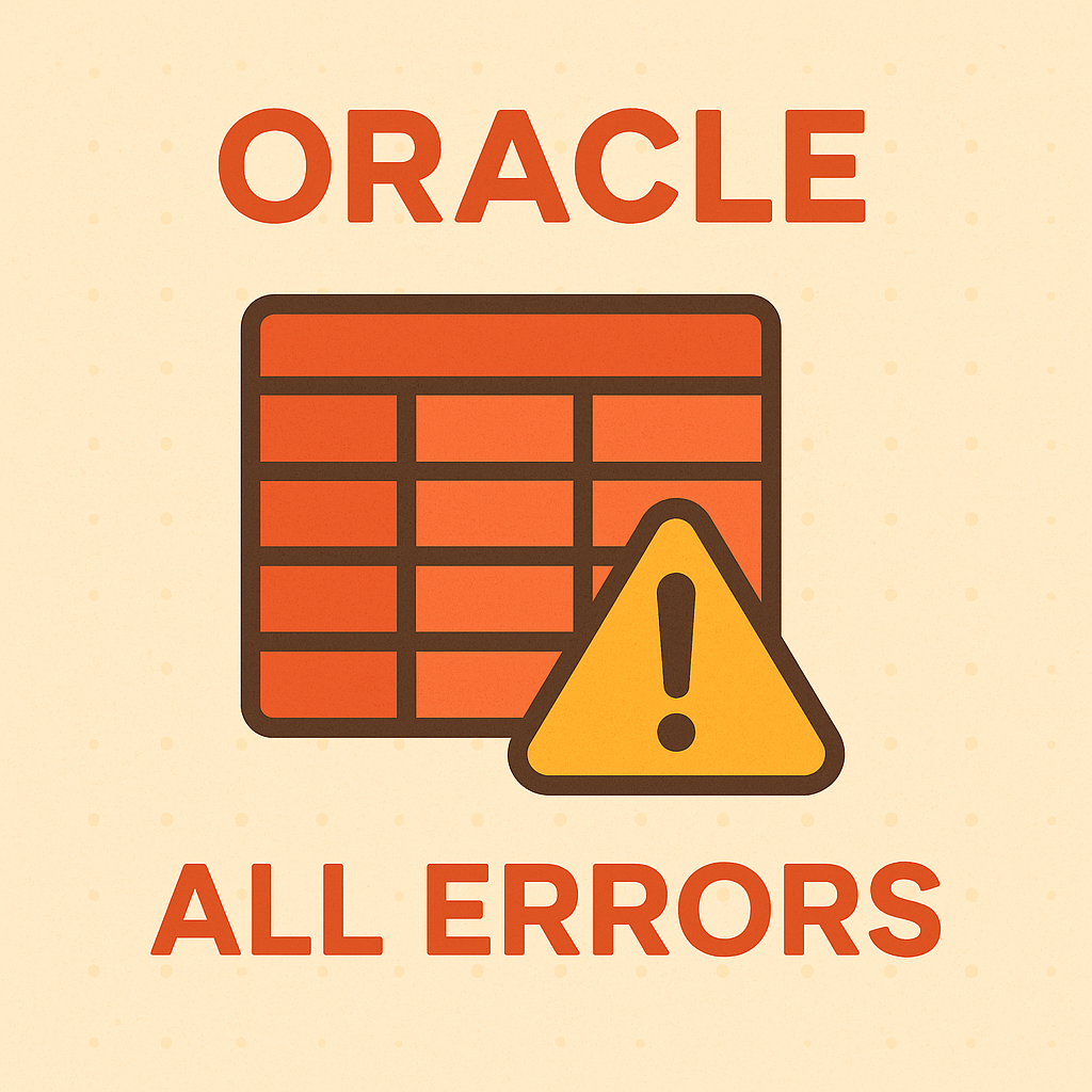 오라클 ALL_ERRORS 뷰 완벽 가이드와 실무 활용법
