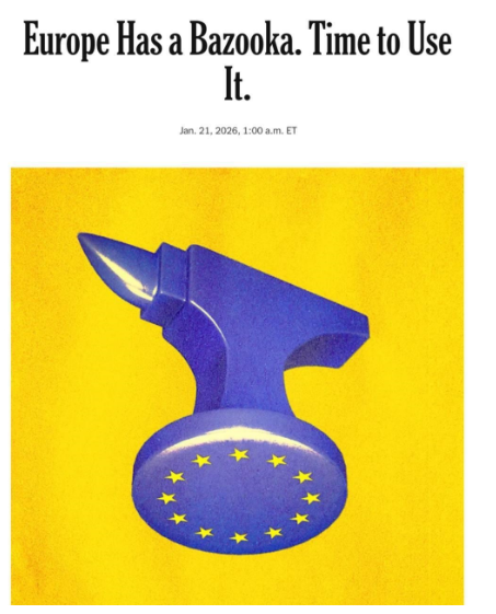 트럼프의 그린란드 야욕과 유럽의 위기