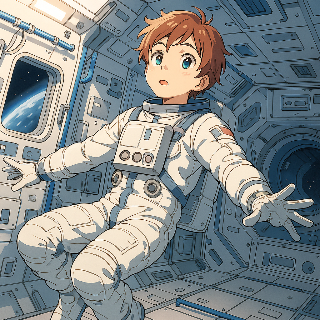 우주 정거장의 하루 생활