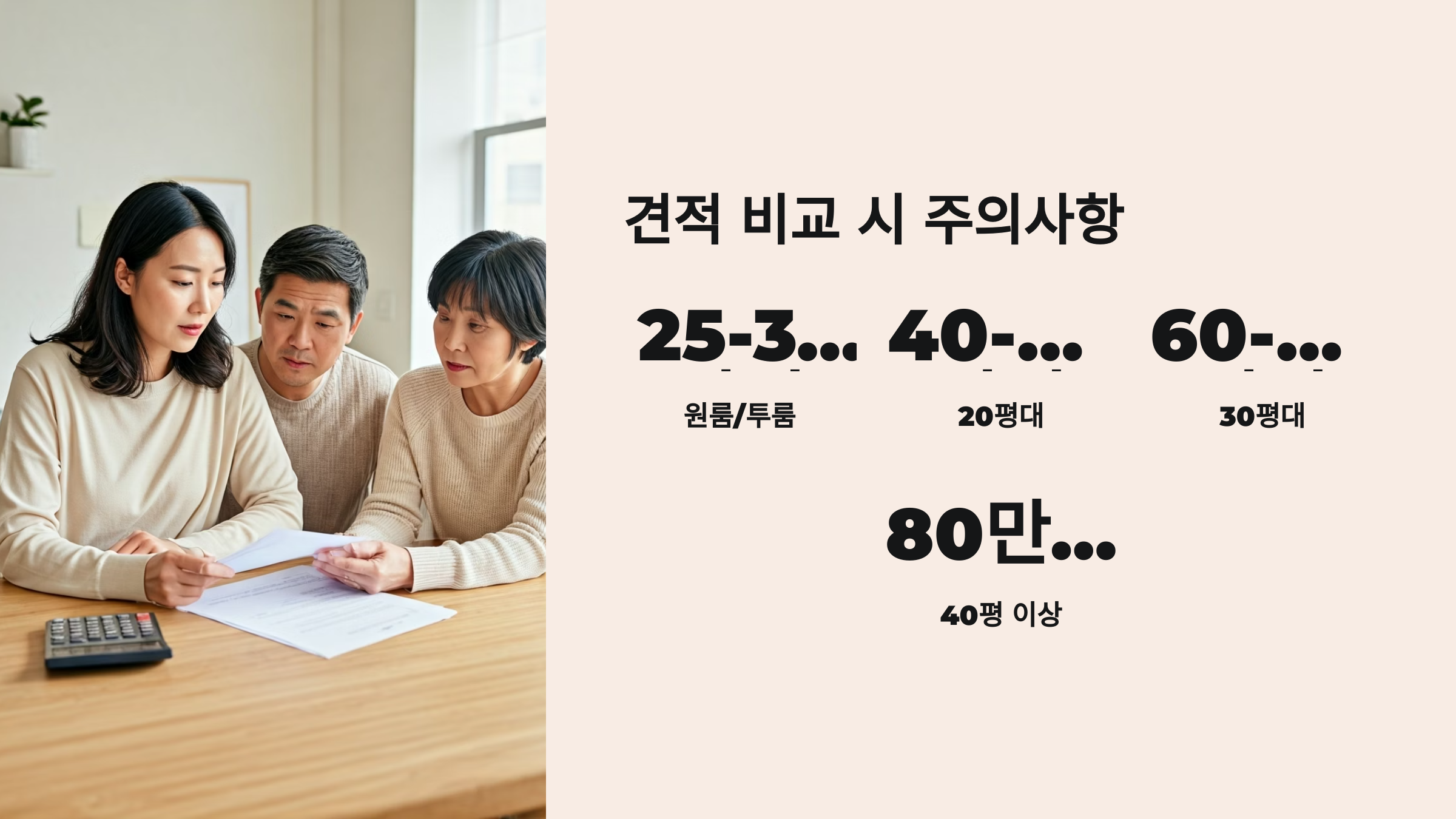 김포 이삿짐센터 비용 비교