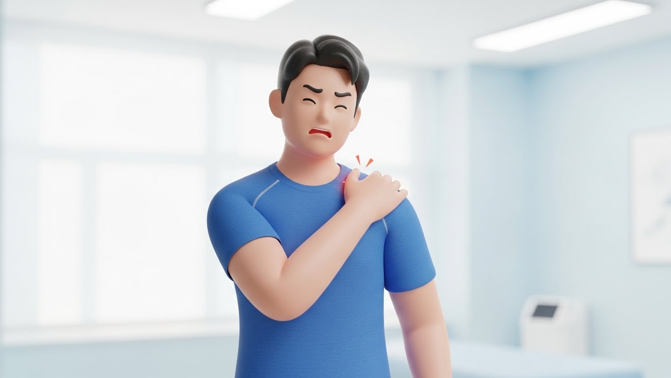 집에서 1분 만에 끝내는 어깨 자가 진단법