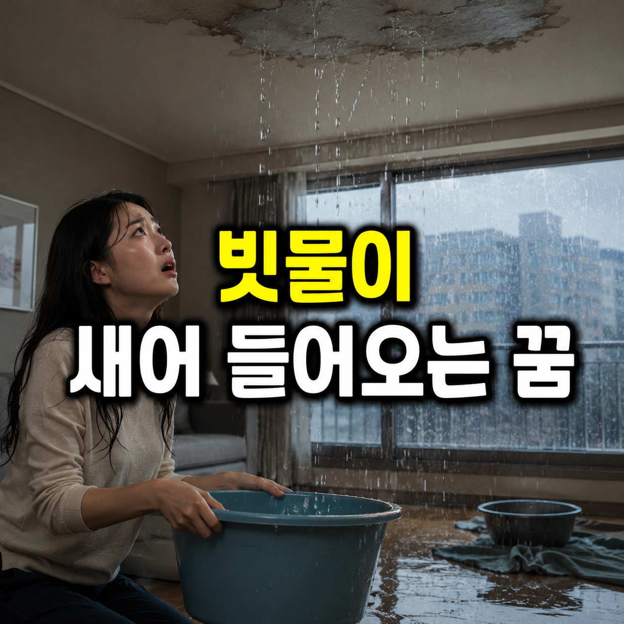 빗물이 새어 들어오는 꿈