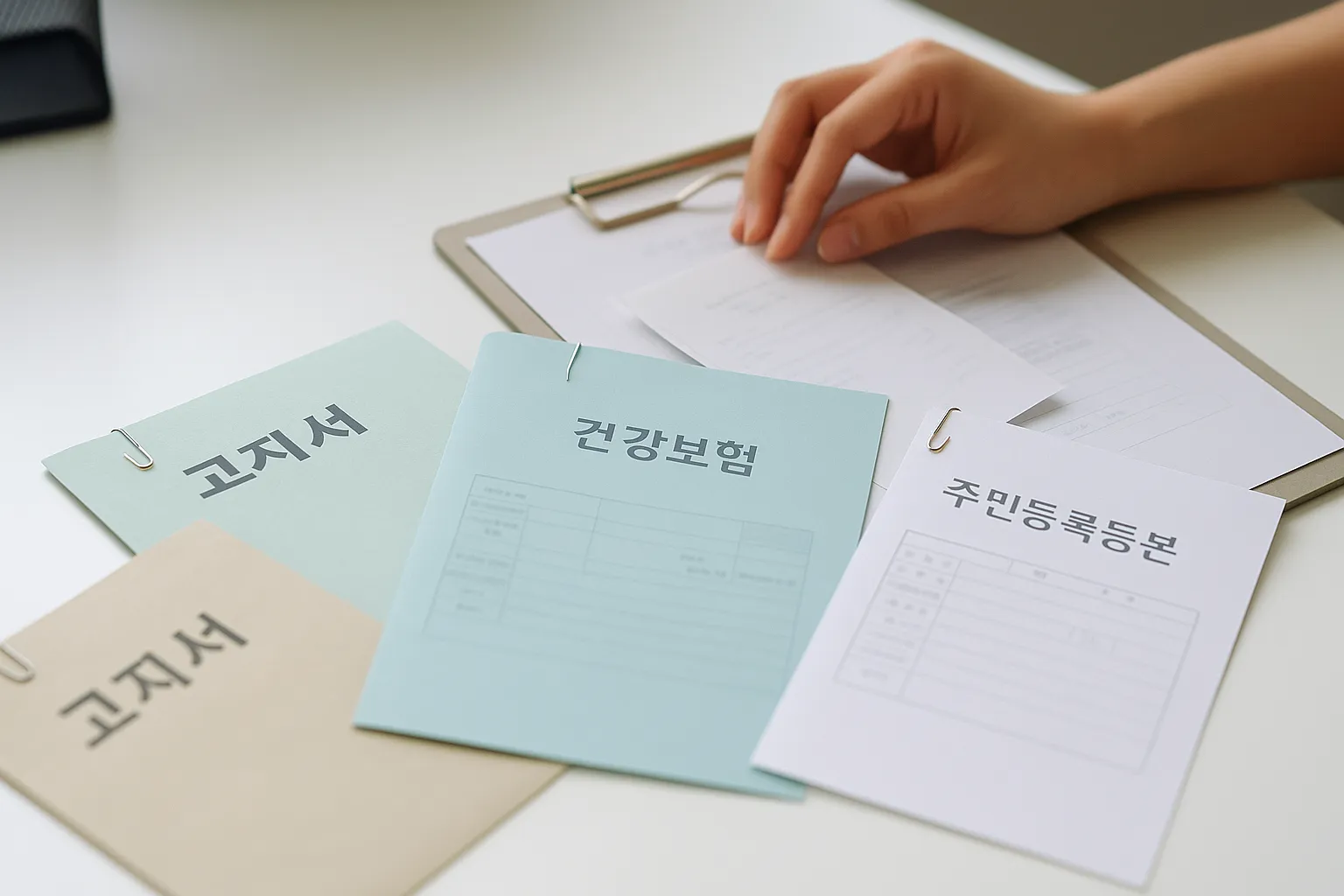 세금 감면 서류 정리