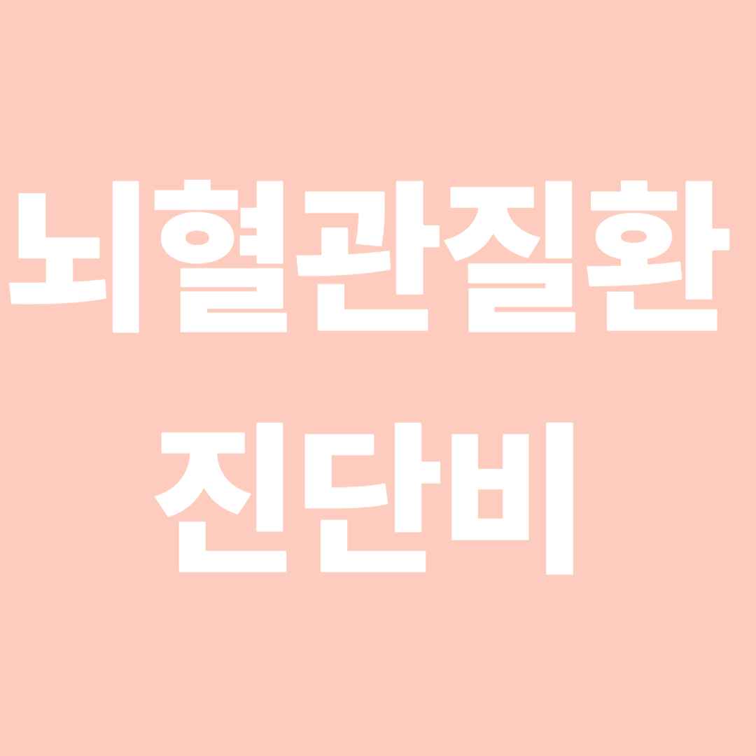 뇌혈관질환 진단비