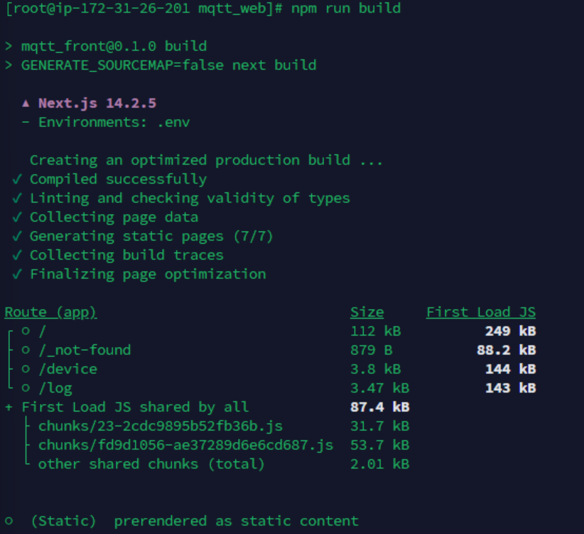잘 실행되는 화면
