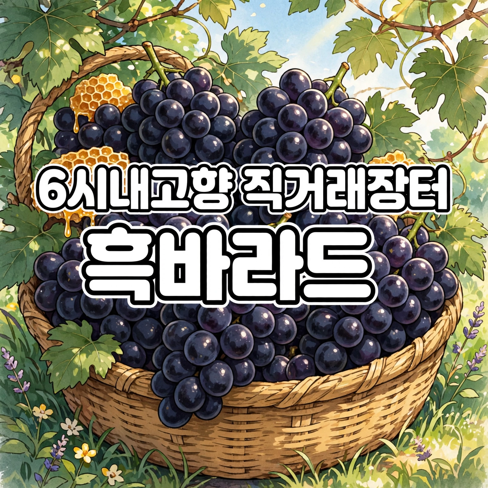 6시내고향 직거래장터 장성 흑바라드