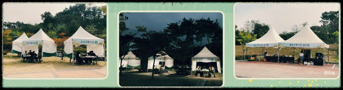 청원생명축제 숲속 가족식당