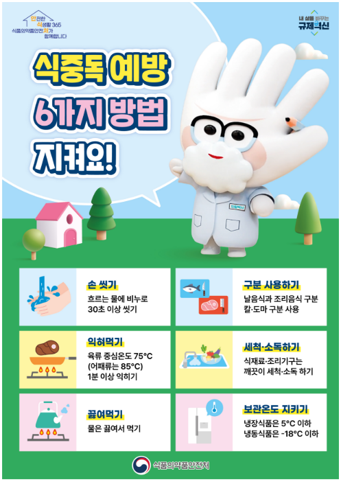 식중독 예방 6대 수칙