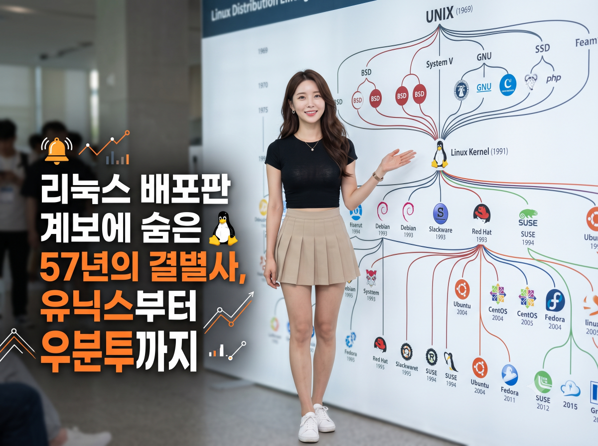 리눅스 배포판 계보에 숨은 57년의 결별사, 유닉스부터 우분투까지