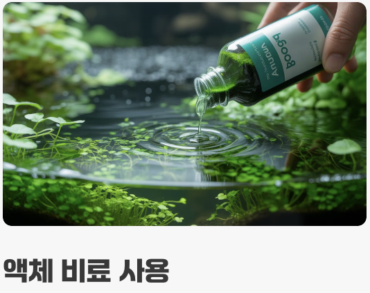가장 중요한 비밀, '액체 비료' 한 방울