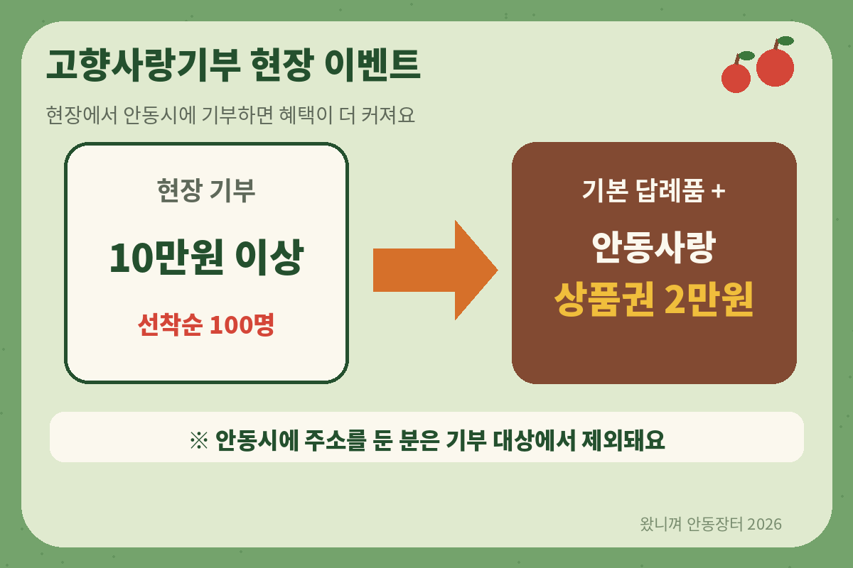 2026 왔니껴 안동장터 서울광장