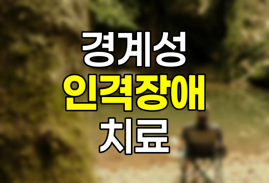 경계성 인격장애 (경계선 성격장애) 상세 정보