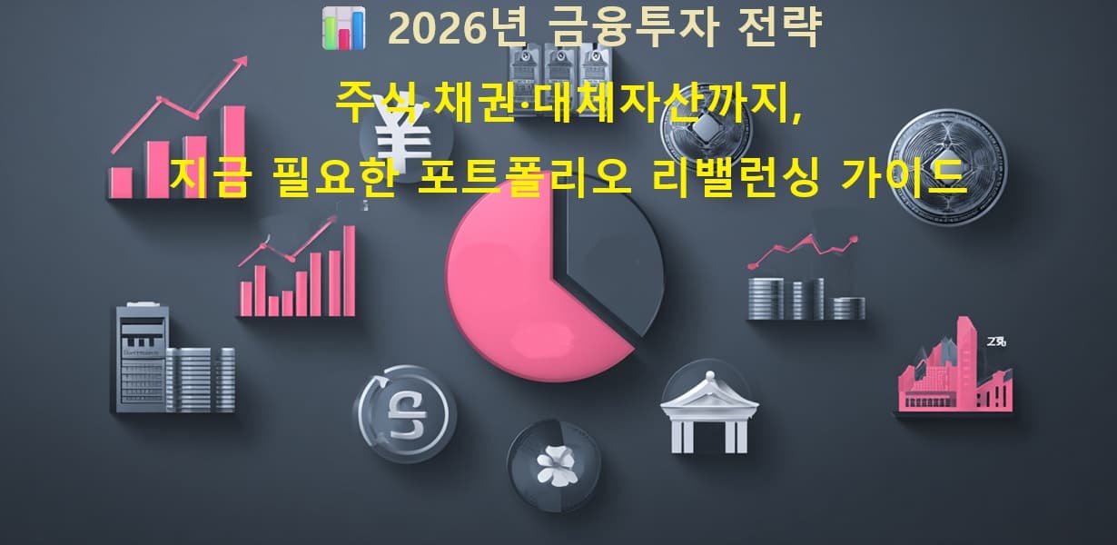 2026년 금융투자 전략을 요약한 인포그래픽 스타일 썸네일