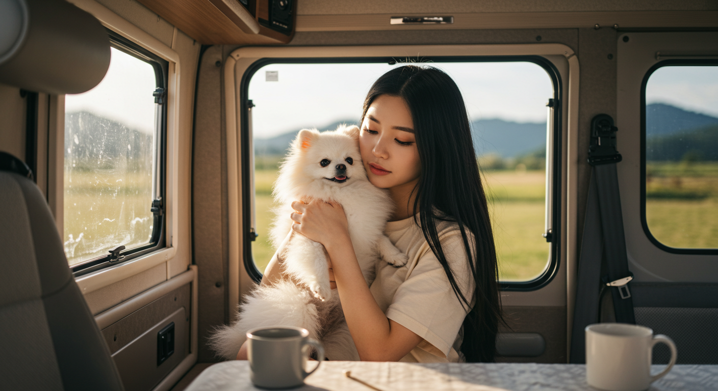 강아지 동반 캠핑카 여행
