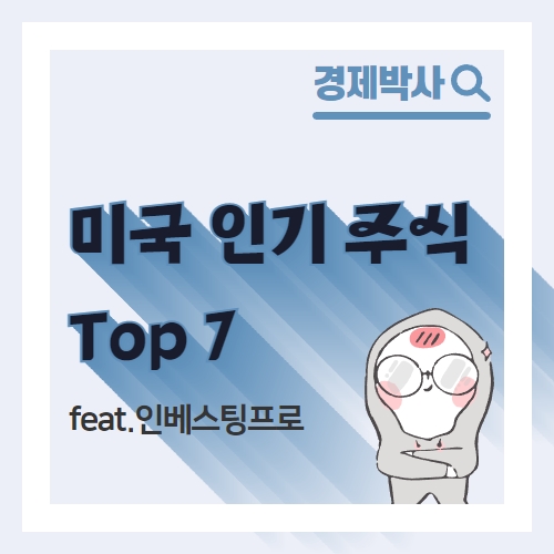 미장 인기 종목 TOP7