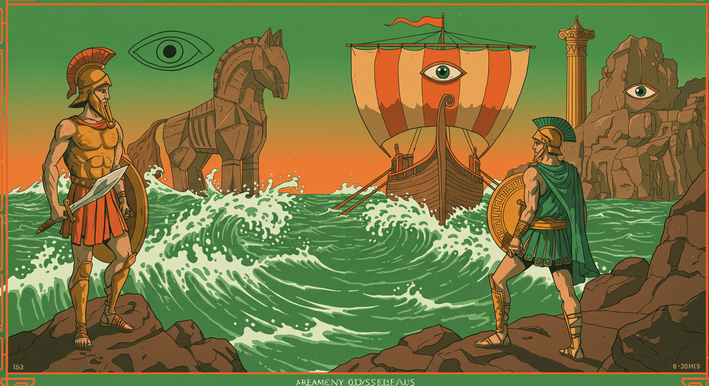 오디세우스의 책략 연구 (폴리트로포스, 지혜, 전략) 관련 사진