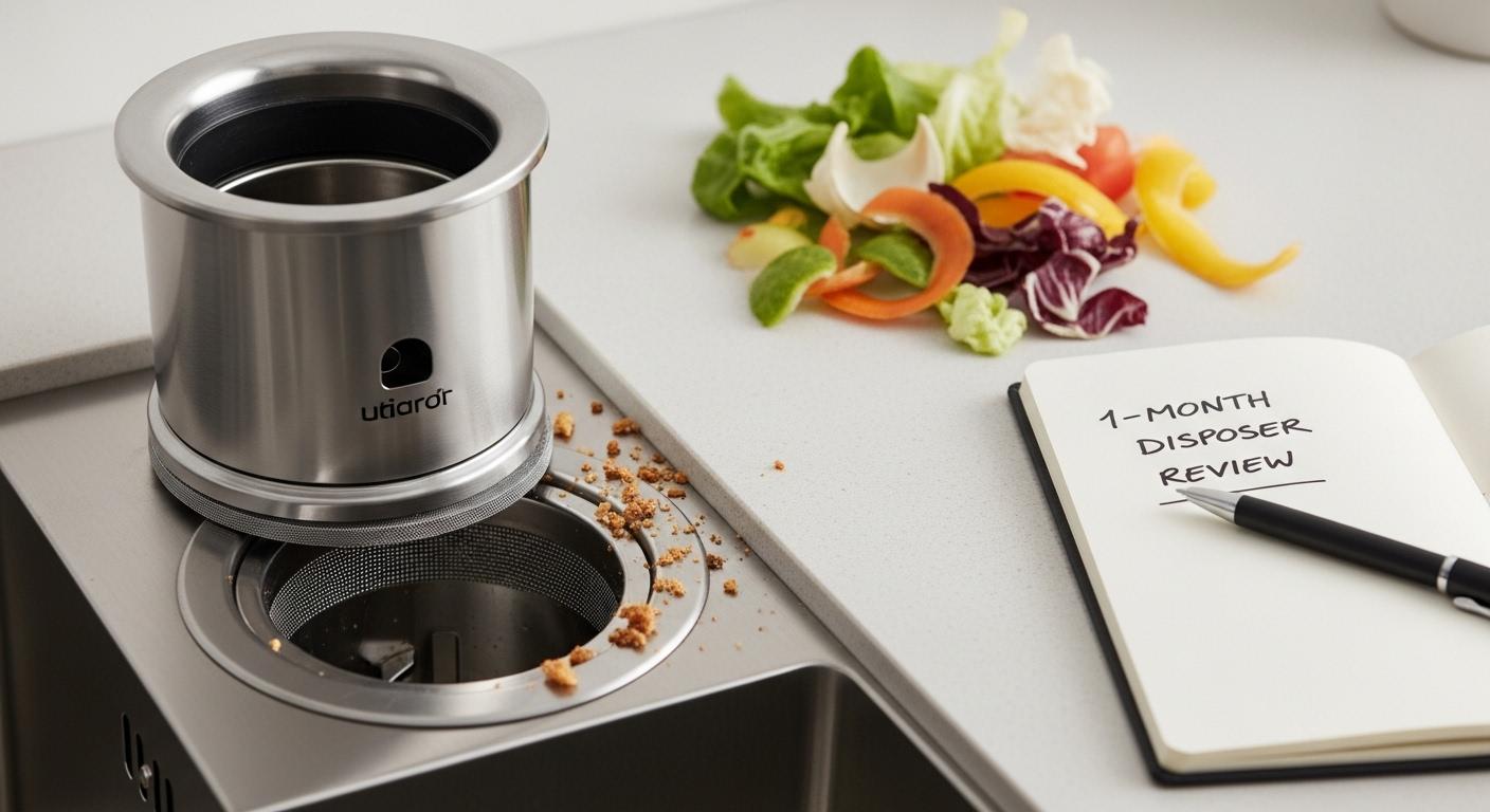 벌레 싱크대형 음식물처리기 1달 사용 후기