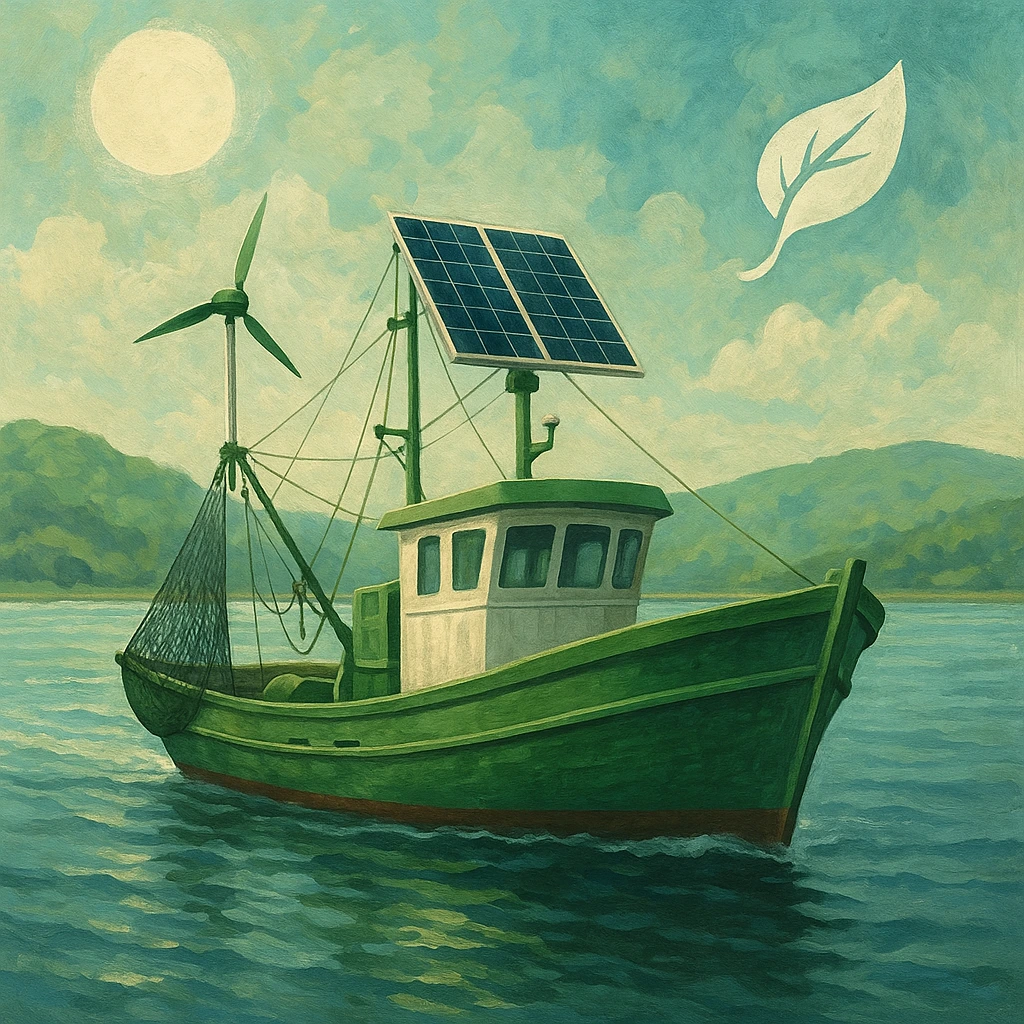 친환경 어선 기술을 연상시키는 이미지
