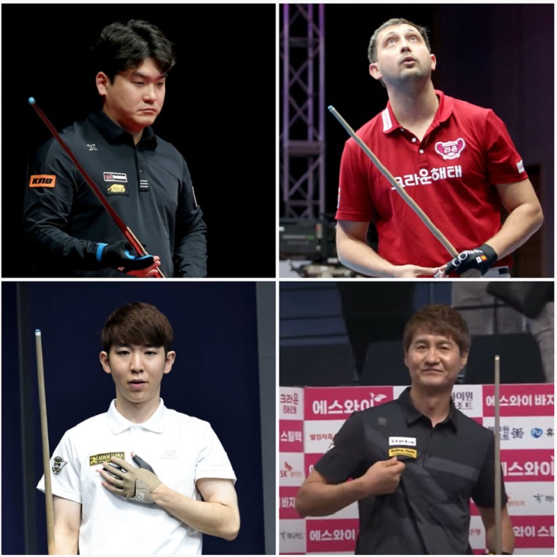 프로당구 에스와이 PBA 챔피언십 4강 진출자