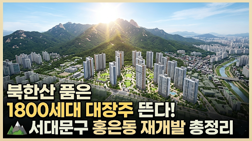 홍은15구역 1,834가구 대단지 분석
