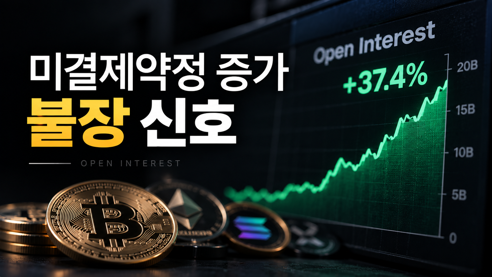 알트코인 선물 미결제약정 증가, 불장 신호일까 과열 경고일까?