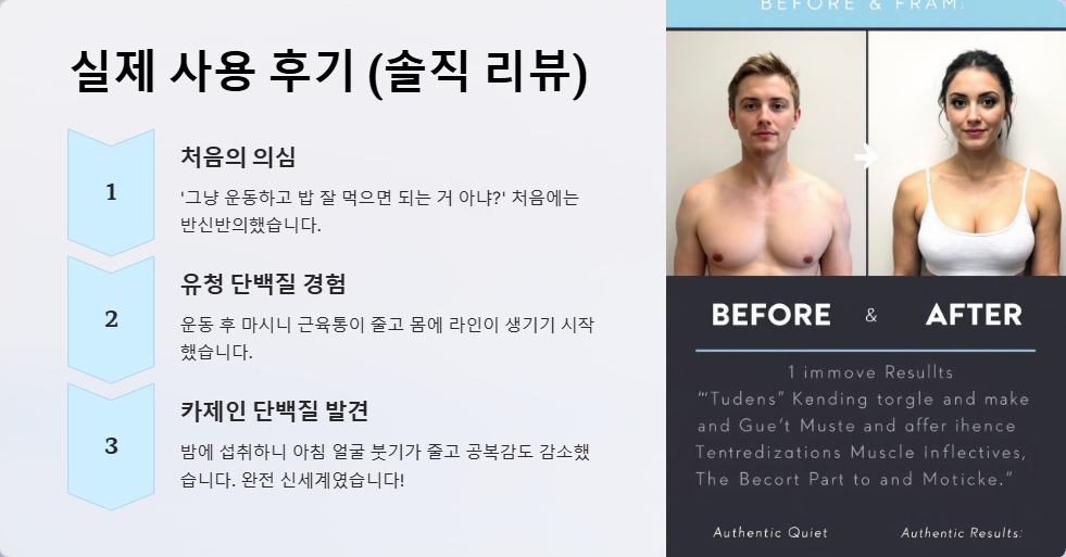 단백질 보충제 비교