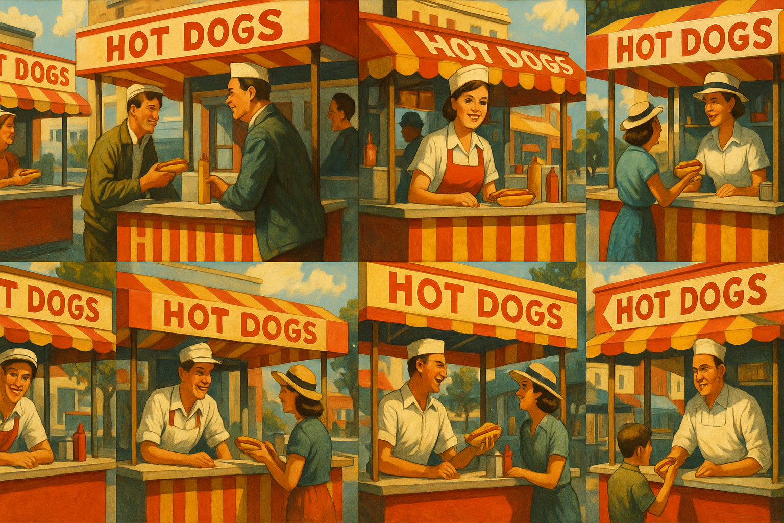 1인 핫도그 가게 창업