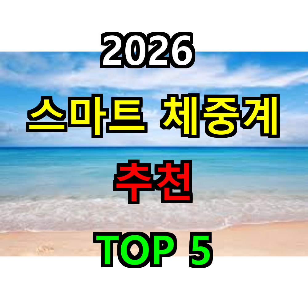 2026 스마트 체중계 추천 TOP 5