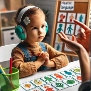 청각장애와 언어장애를 함께 겪는 아동의 언어