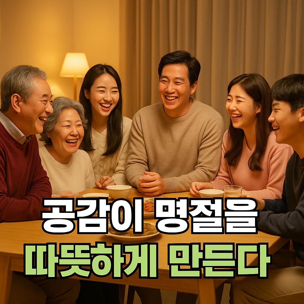 공감이 명절을 따뜻하게 만든다