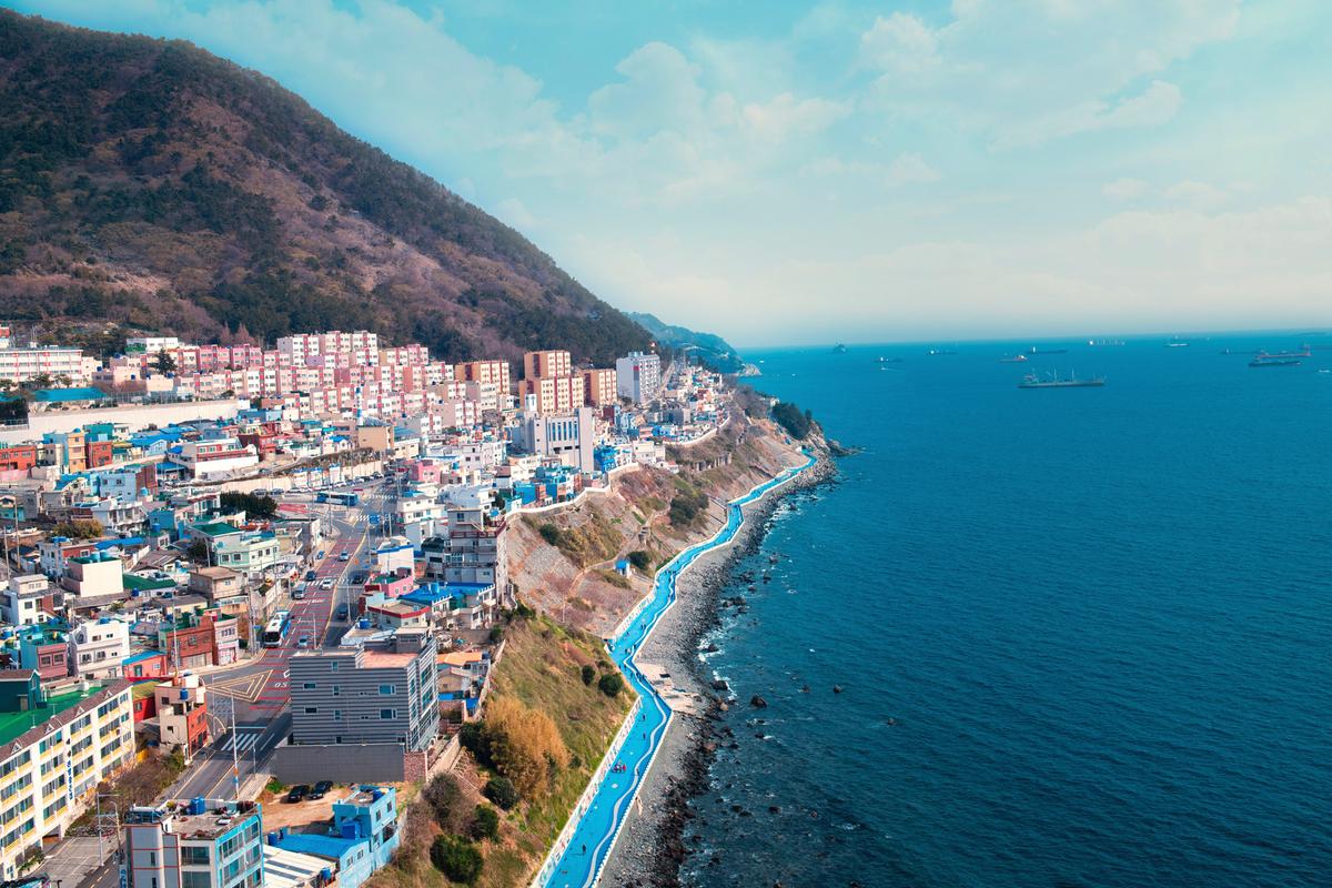 흰여울문화마을 사진그림