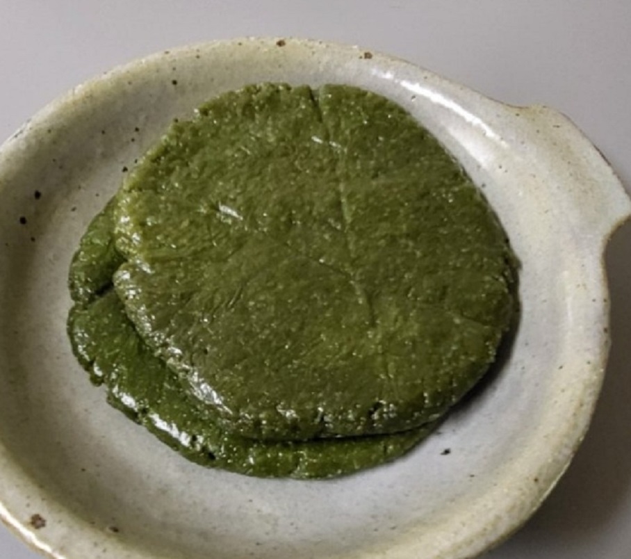 쑥개떡-여미오미-농가레스토랑