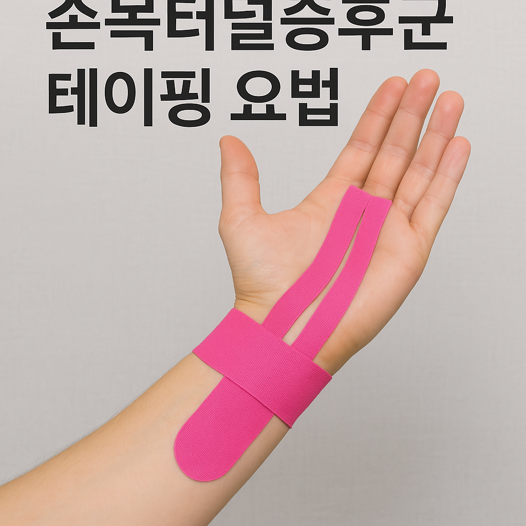 손목터널증후군 테이핑 요법