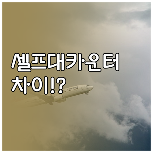 에어프레미아 수속 방법 셀프 체크인과..
