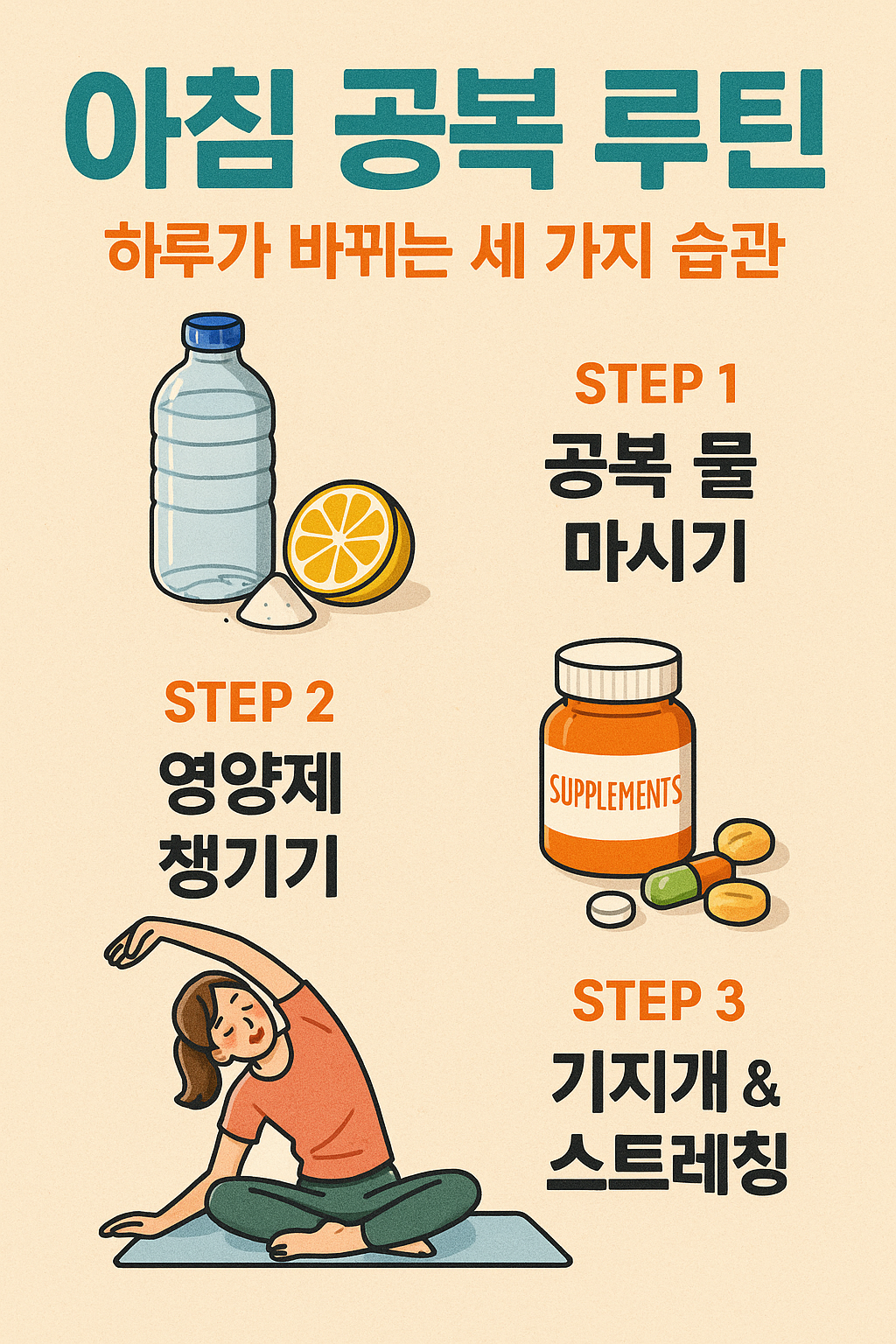 아침공복습관
