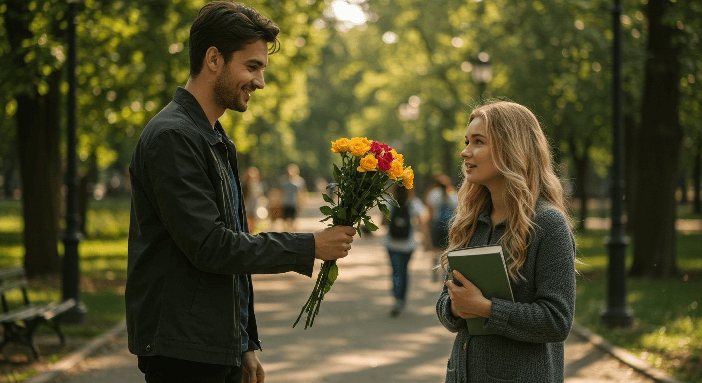 남자가 좋아하는 여자에게 하는 행동