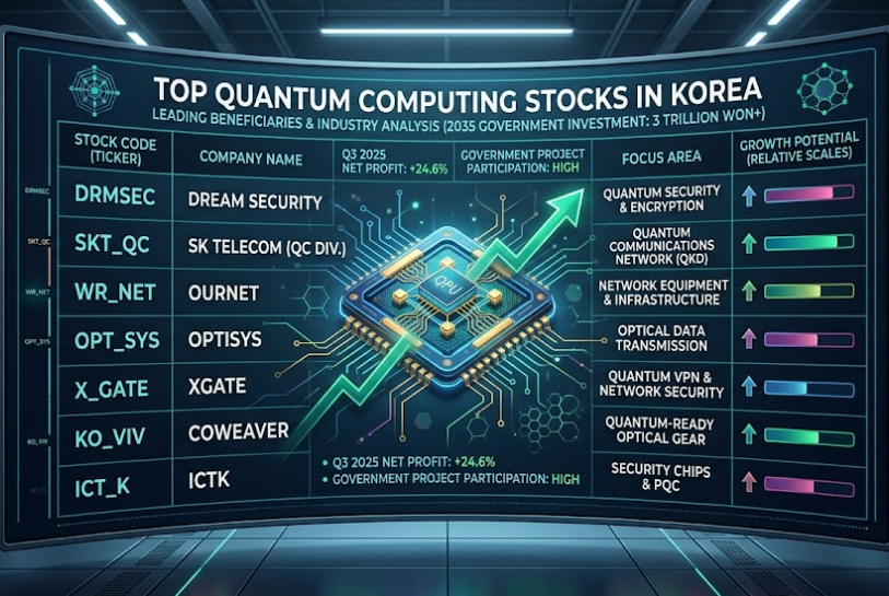 양자컴퓨터 관련주 대장주 : 사업분석 및 투자전략