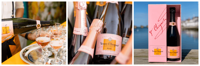 뵈브 클리코 로제 사진 3개