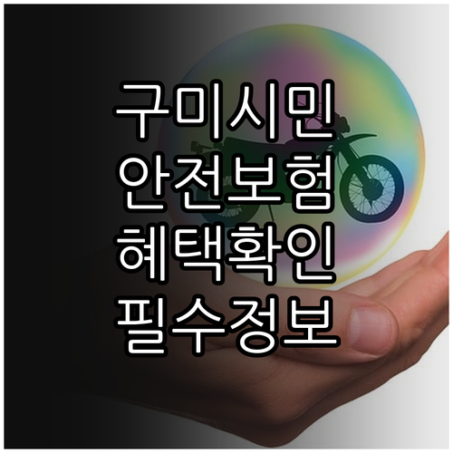 2025년 구미시 시민안전보험: 몰라..