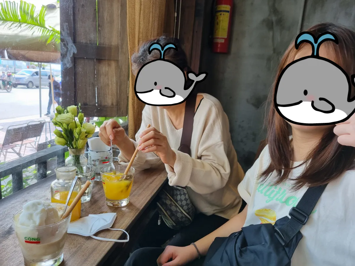 다낭-콩카페-주스-먹기