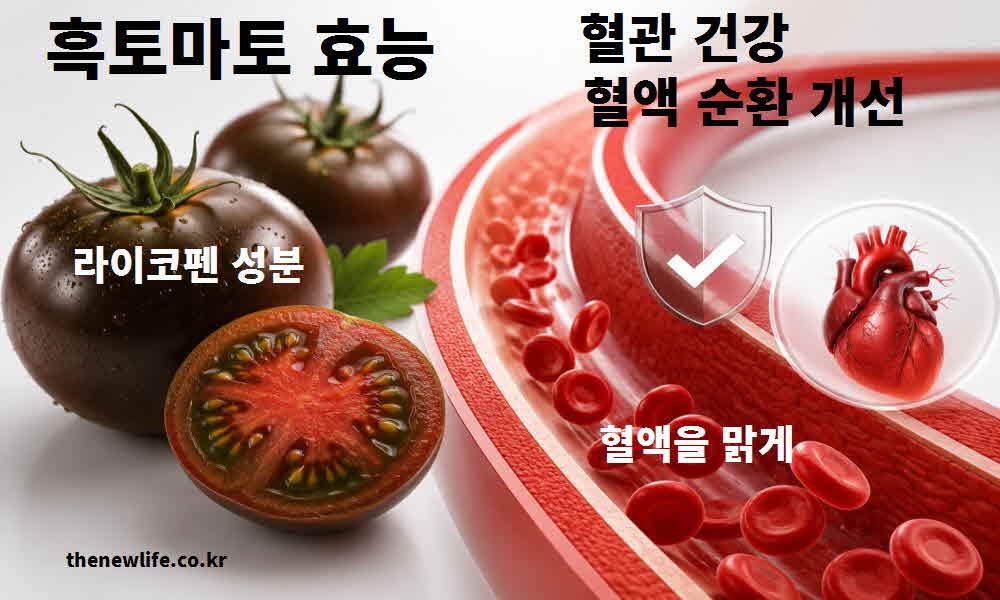 흑토마토 효능 혈관 건강 혈액 순환 개선