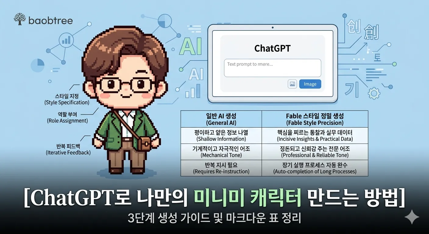 ChatGPT로 나만의 미니미 캐릭터