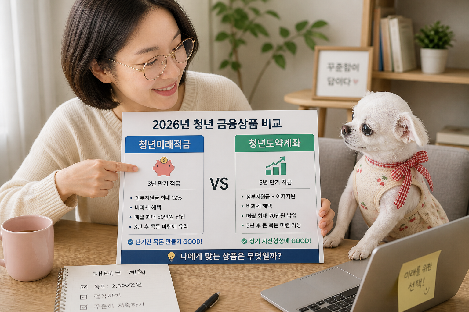2026년 청년미래적금 vs 청년도약계좌, 뭐가 더 이득인지 비교