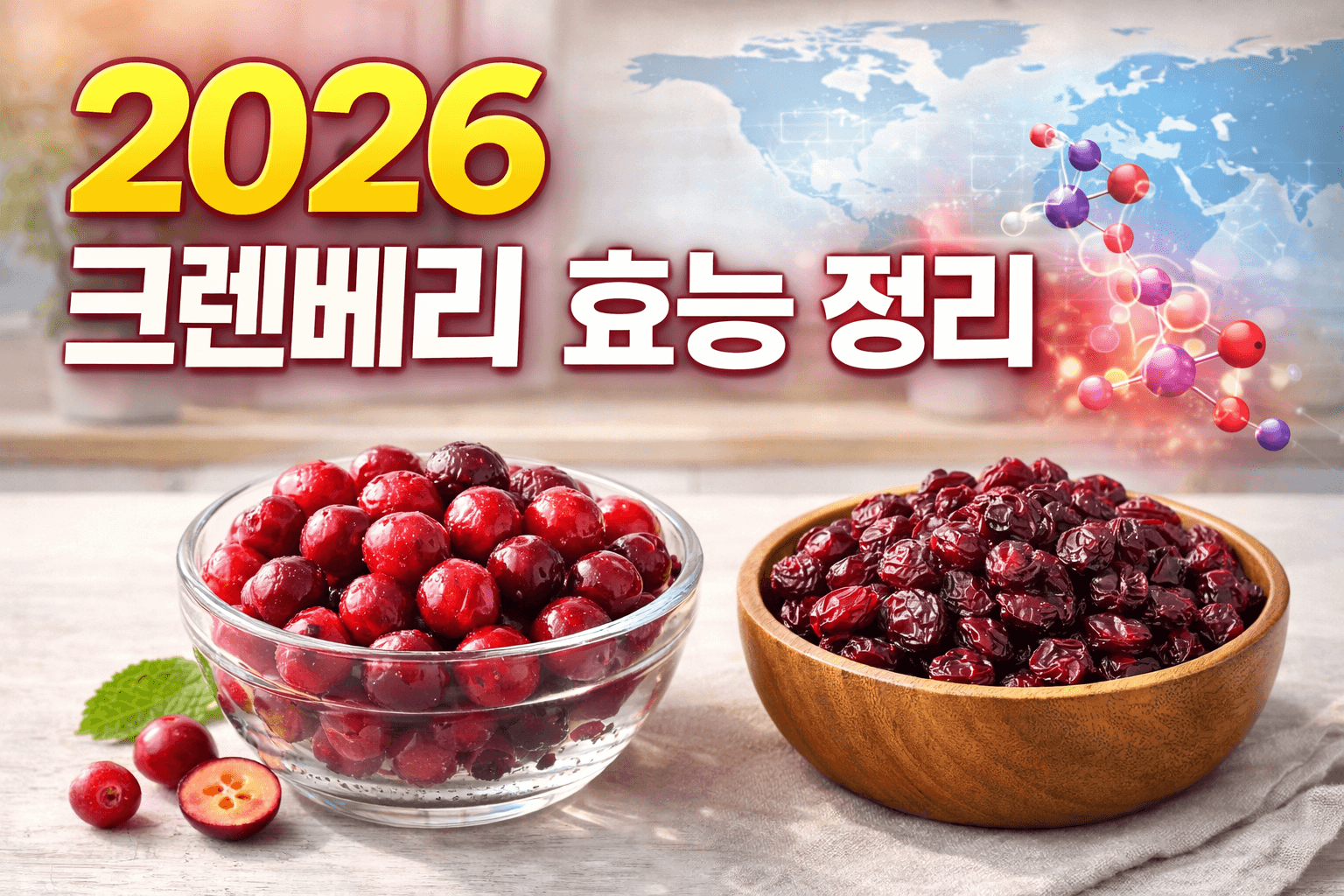 크렌베리 효능정리 (건과,생과,폴리페놀)