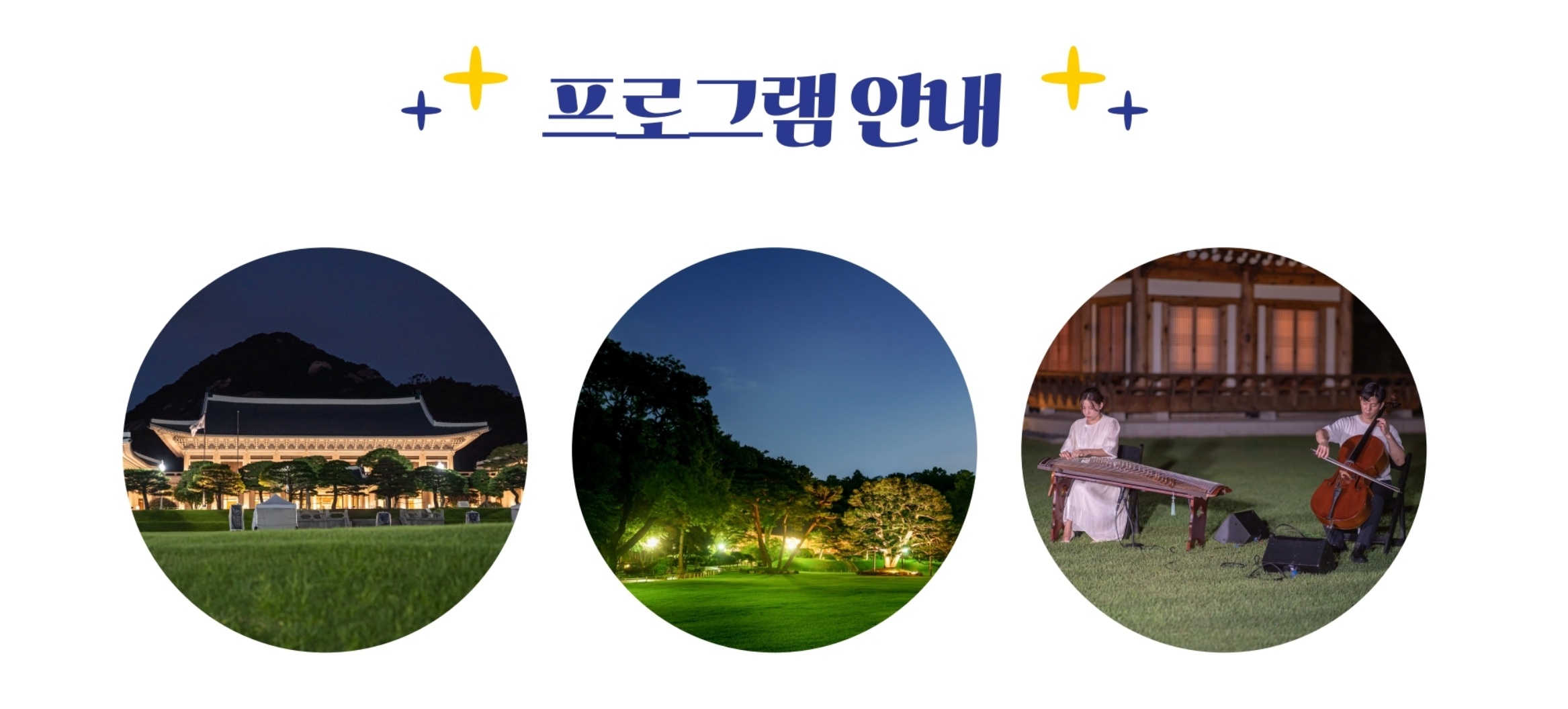 청와대 밤의 산책