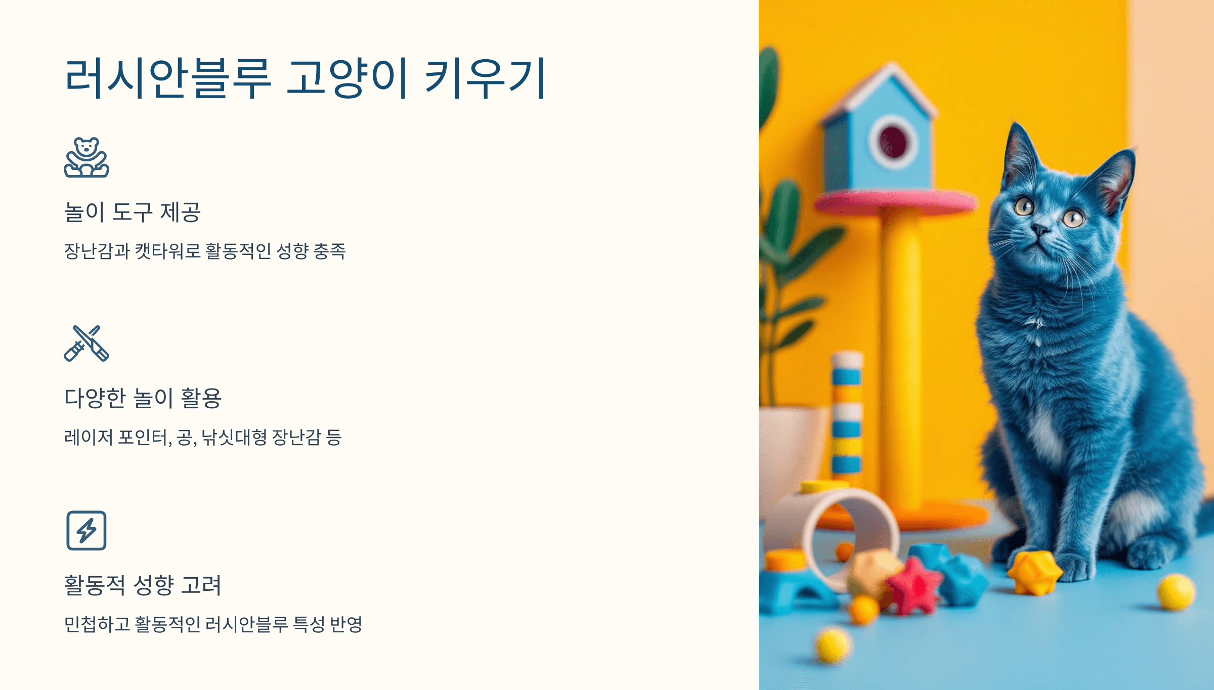 러시안블루 고양이 사진입니다.